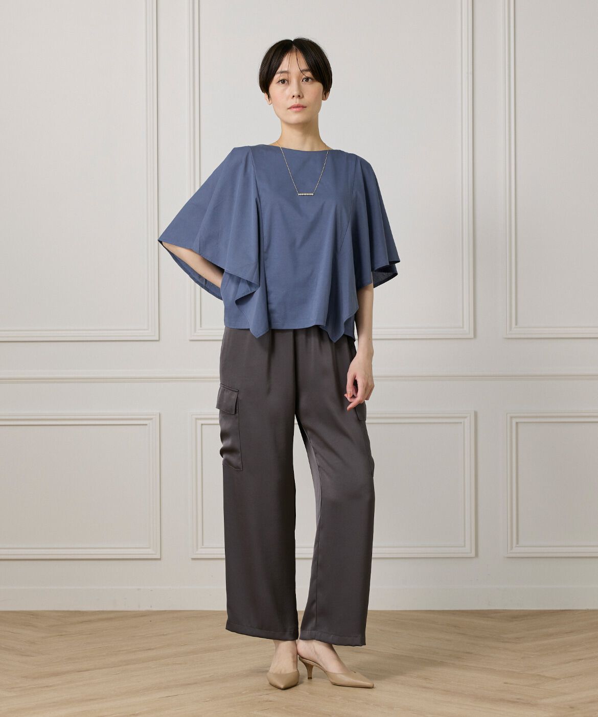 7-IDconcept.「パールバー ゴールドネックレス」|その他|