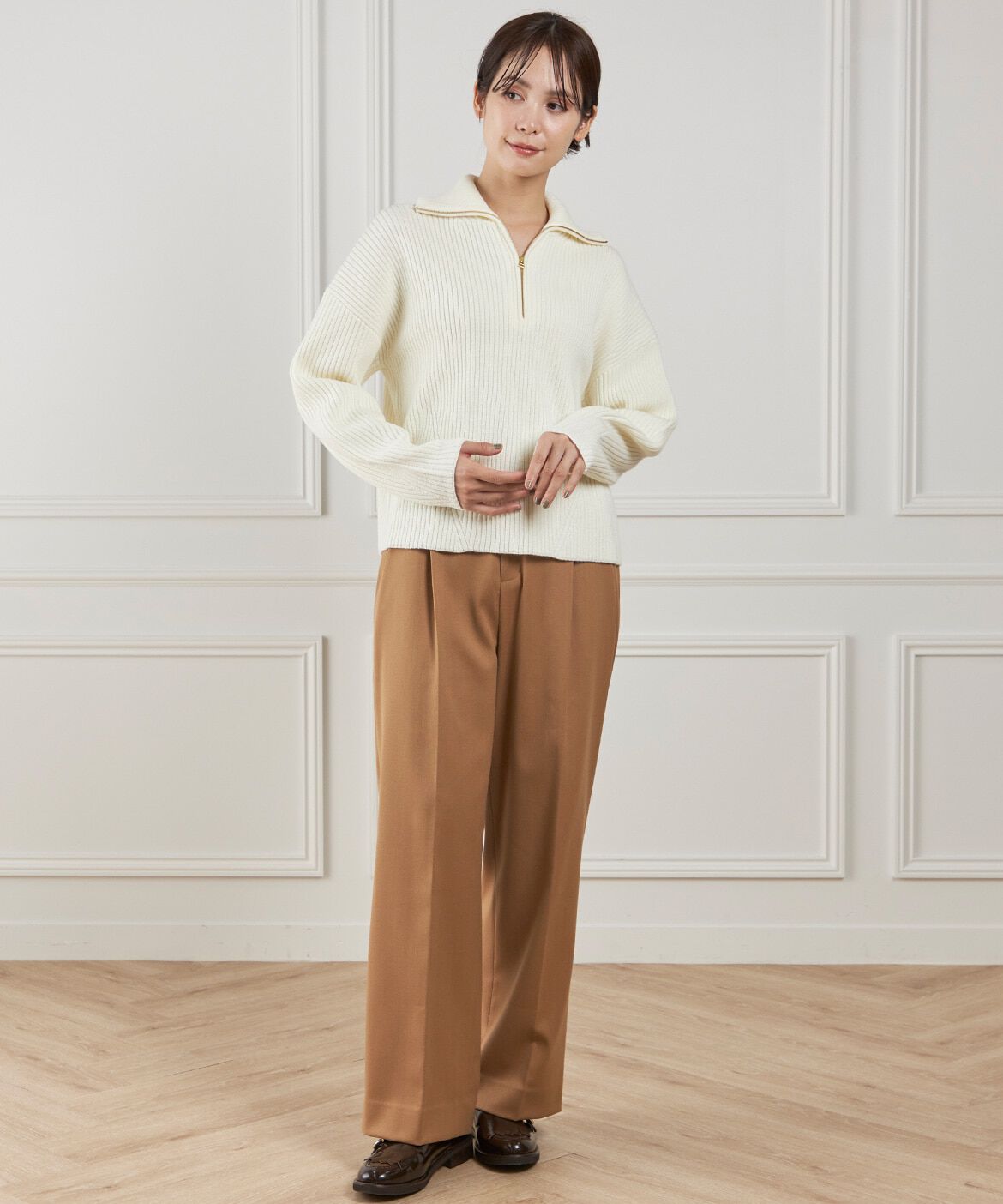 INED「ツータックセミワイドパンツ」|その他|