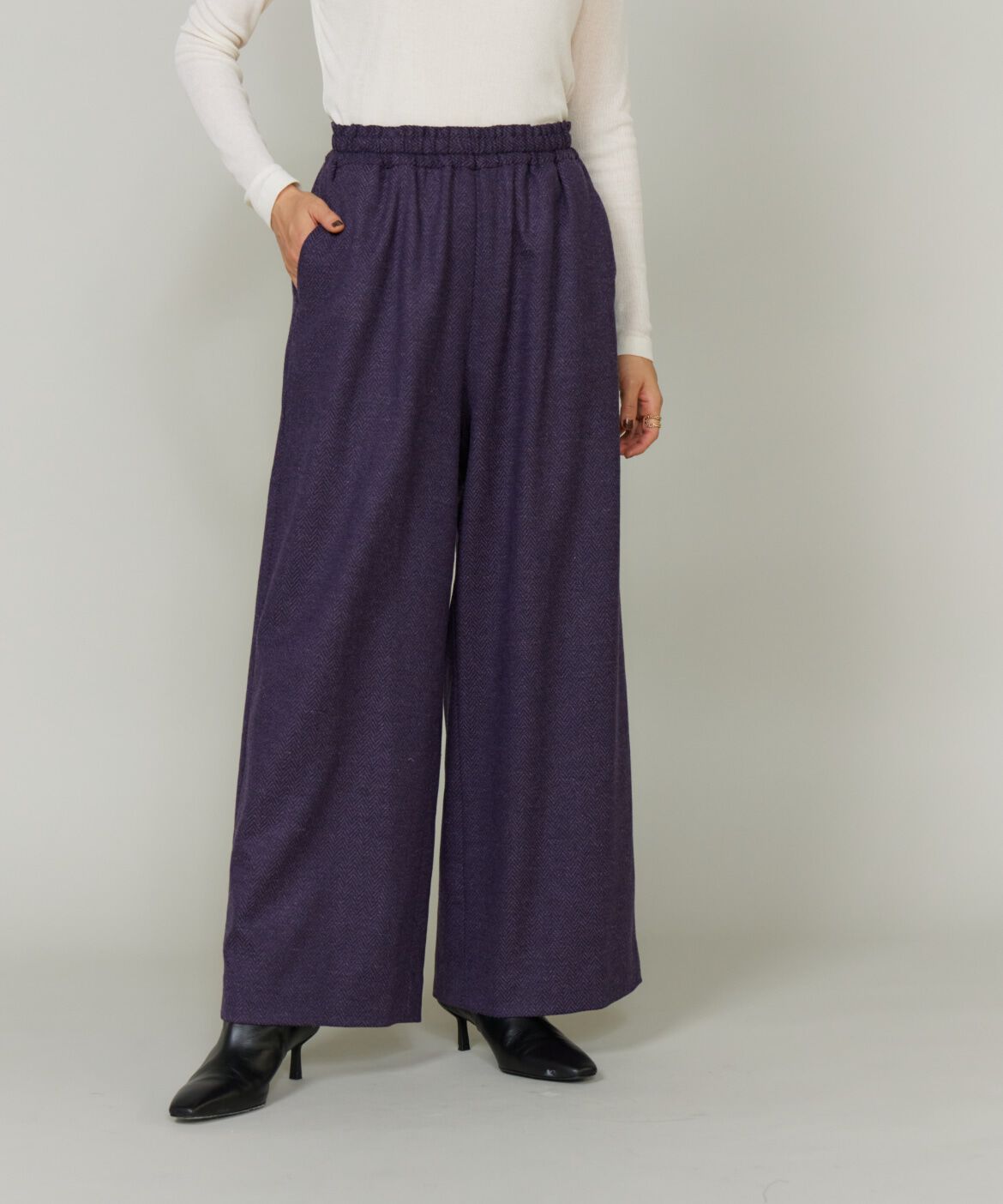 Le Souk「ドロストストレートワイドパンツ」|その他|