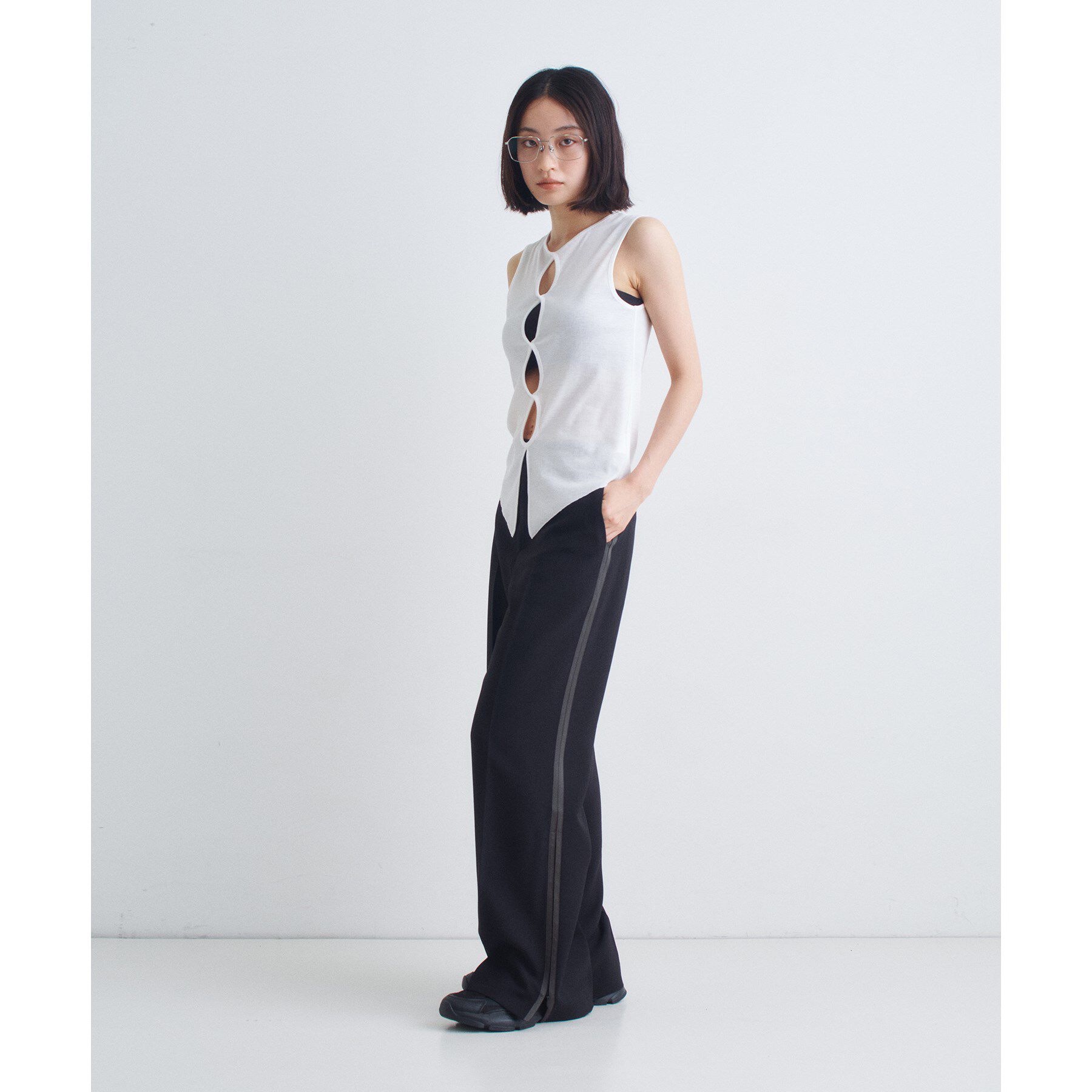 CODE A「line zip trousers」|その他|