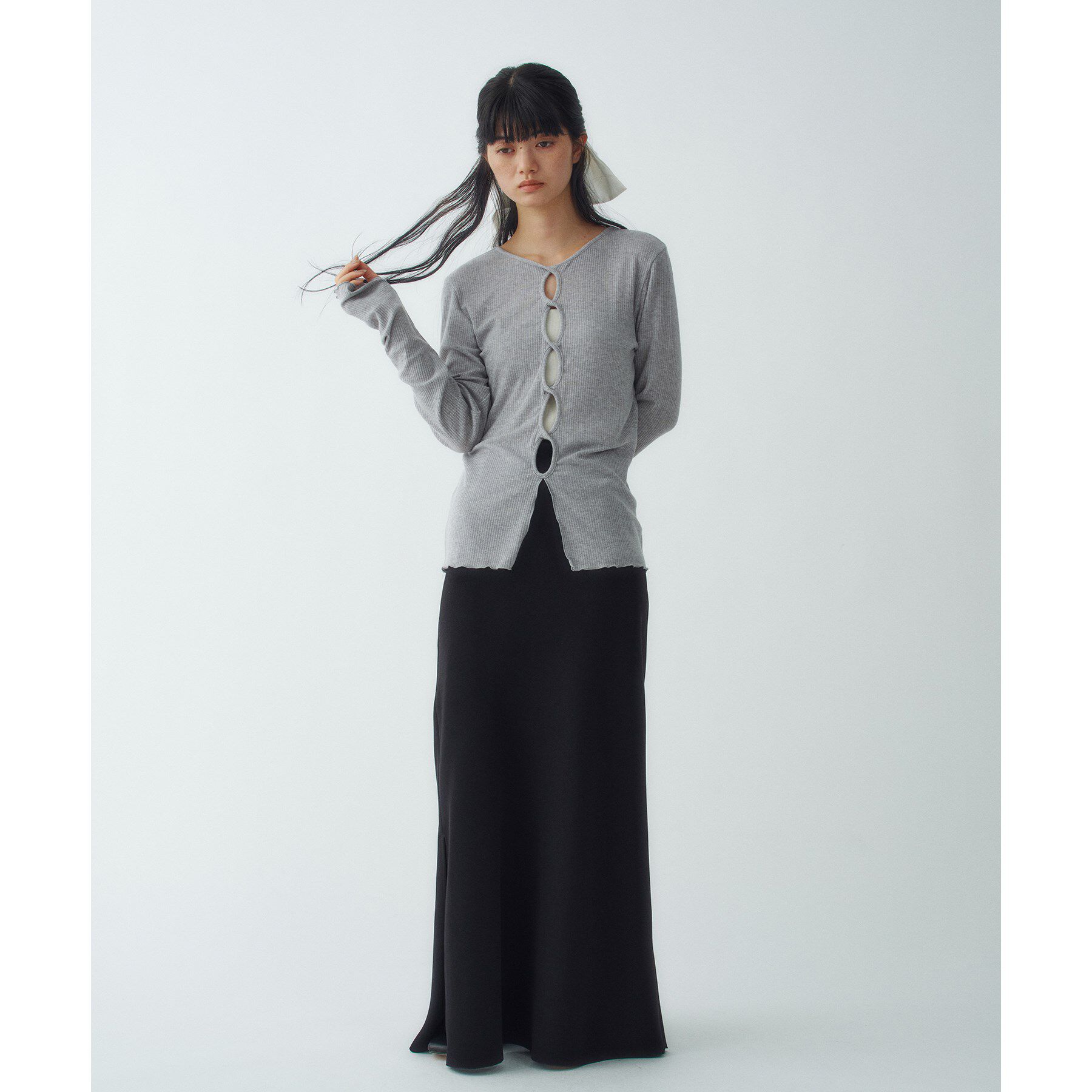 CODE A「twist sheer rib LS」|Tシャツ・カットソー|