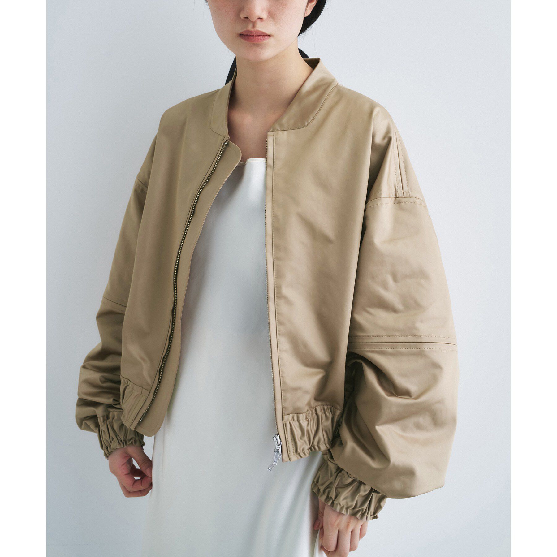 CODE A「satin bomber jacket」|ブルゾン・スタジャン|