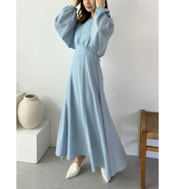 CALNAMUR「LAYERED DOLMAN OP/レイヤードドルマンワンピース」|ワンピース|