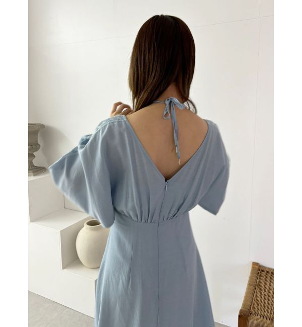 CALNAMUR「LAYERED DOLMAN OP/レイヤードドルマンワンピース」|ワンピース|