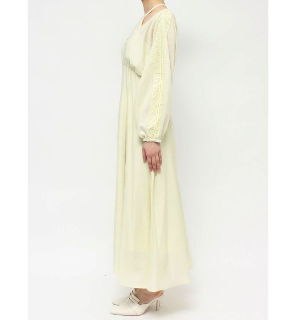 CALNAMUR「LAYERED DOLMAN OP/レイヤードドルマンワンピース」|ワンピース|