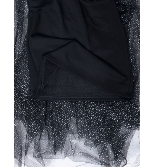 CALNAMUR「JUST DO SWEAT TULLE SK/JUST DOスウェットチュールスカート」|スカート|