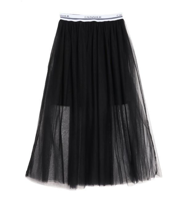 CALNAMUR「JUST DO SWEAT TULLE SK/JUST DOスウェットチュールスカート」|スカート|