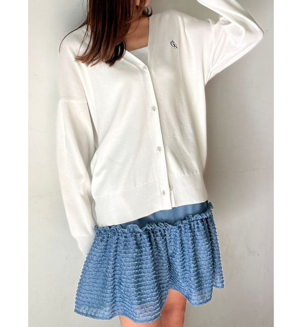 CALNAMUR「GATHER HIGH MINI SK/ギャザーハイミニスカート」|スカート|