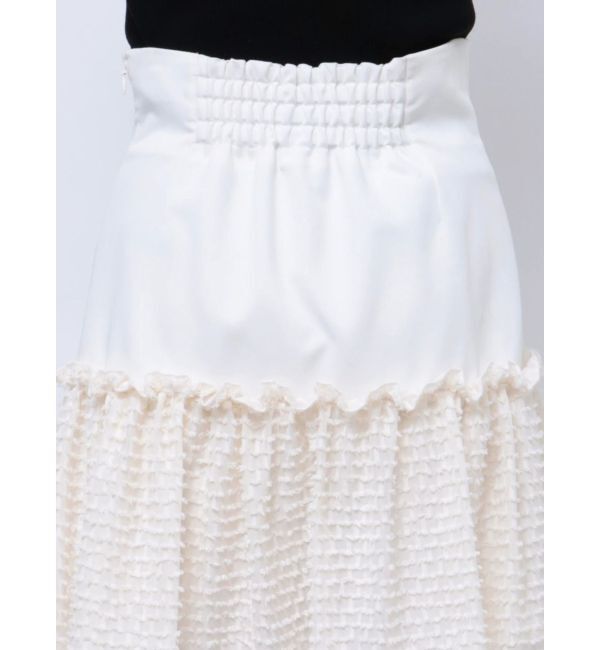 CALNAMUR「GATHER HIGH MINI SK/ギャザーハイミニスカート」|スカート|