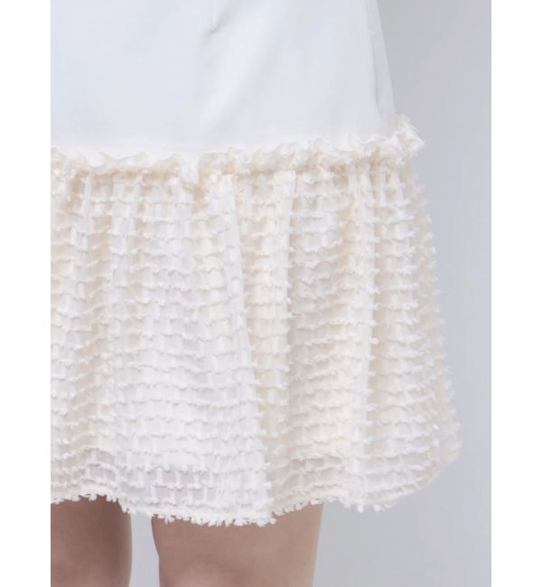 CALNAMUR「GATHER HIGH MINI SK/ギャザーハイミニスカート」|スカート|