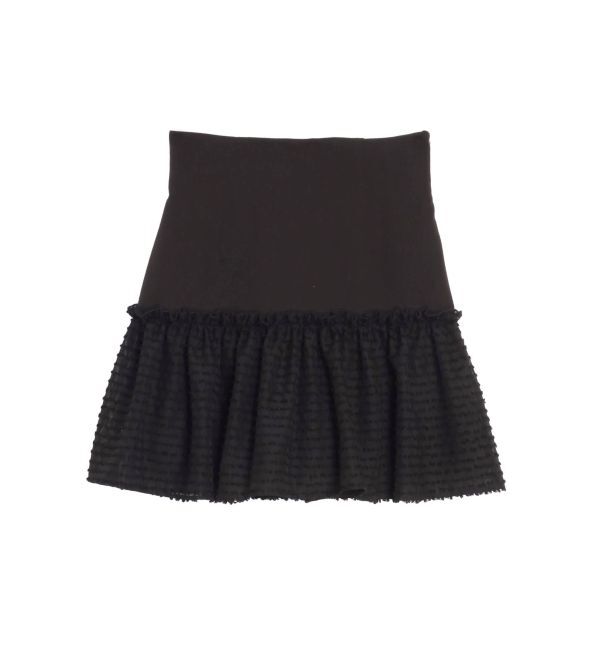 CALNAMUR「GATHER HIGH MINI SK/ギャザーハイミニスカート」|スカート|
