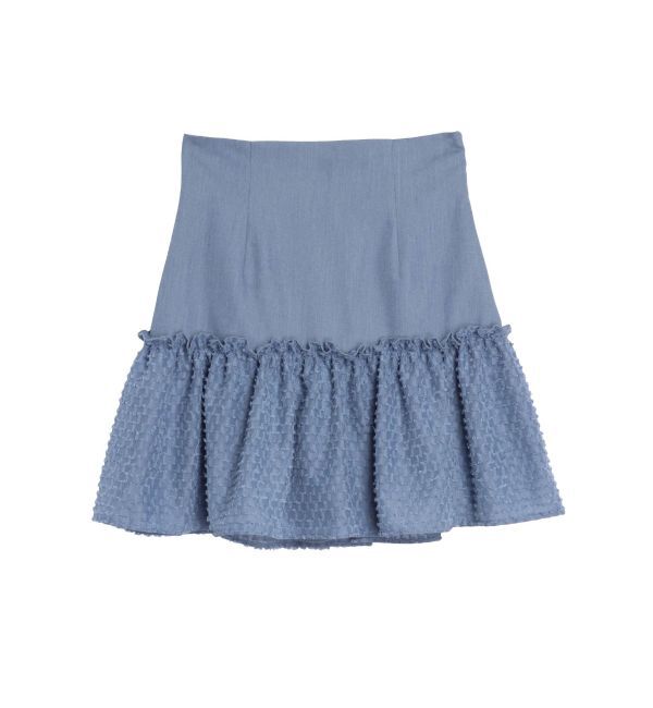 CALNAMUR「GATHER HIGH MINI SK/ギャザーハイミニスカート」|スカート|