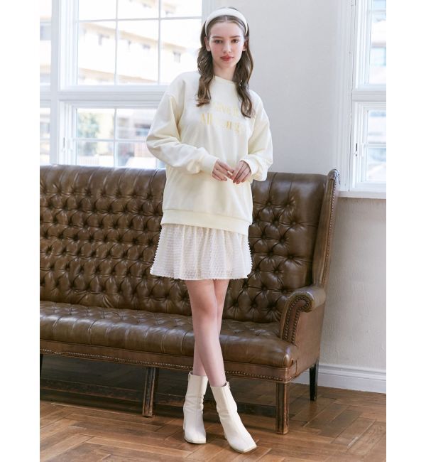 CALNAMUR「GATHER HIGH MINI SK/ギャザーハイミニスカート」|スカート|