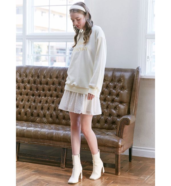 CALNAMUR「GATHER HIGH MINI SK/ギャザーハイミニスカート」|スカート|