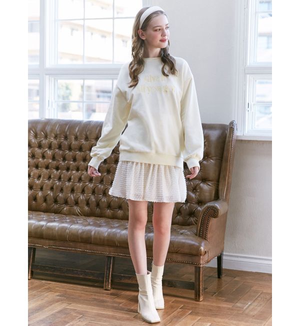 CALNAMUR「GATHER HIGH MINI SK/ギャザーハイミニスカート」|スカート|