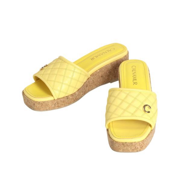CALNAMUR「QULTING CORK SANDALS/キルティングコルクサンダル」|その他|