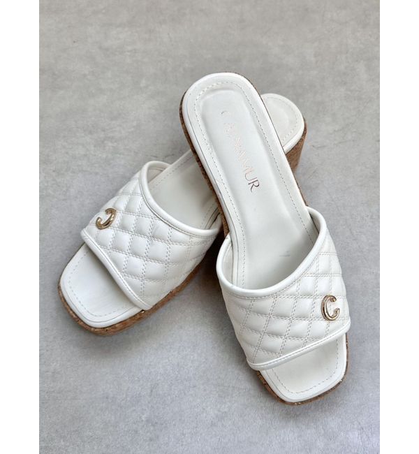 CALNAMUR「QULTING CORK SANDALS/キルティングコルクサンダル」|その他|