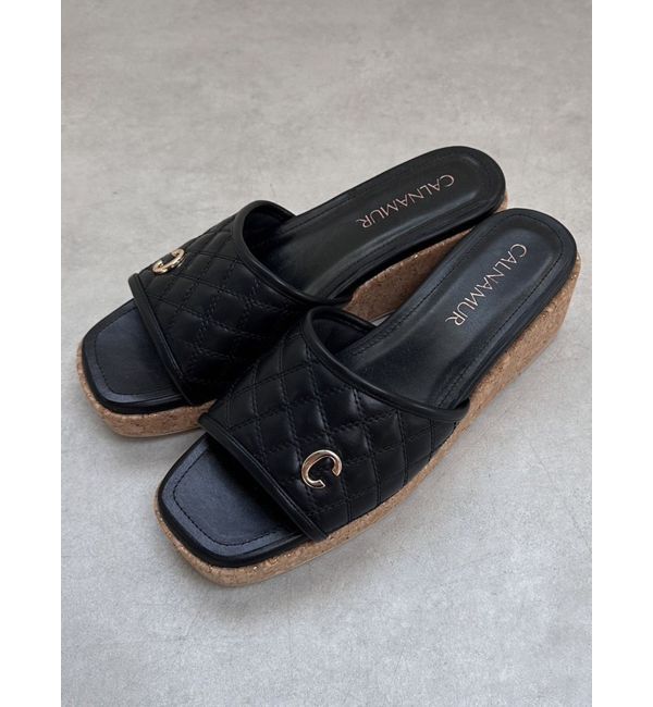CALNAMUR「QULTING CORK SANDALS/キルティングコルクサンダル」|その他|