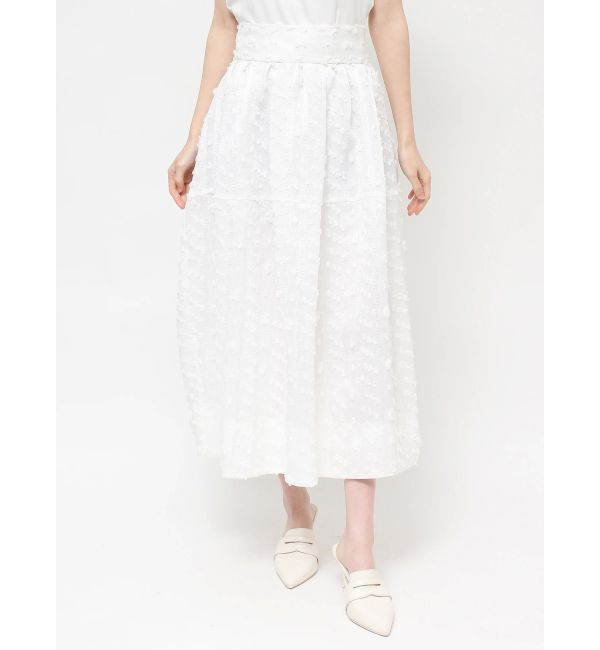 CALNAMUR「TULIP SHEER SKIRT/チューリップシアースカート」|スカート|
