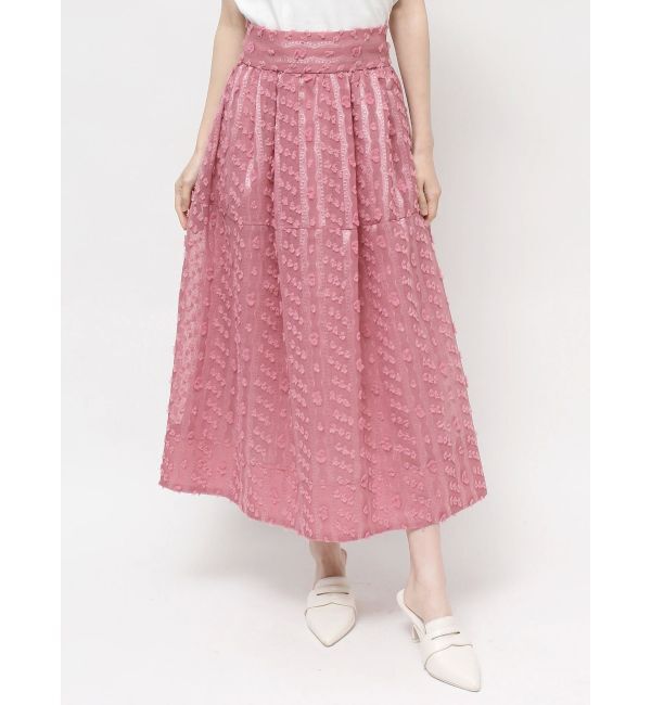CALNAMUR「TULIP SHEER SKIRT/チューリップシアースカート」|スカート|