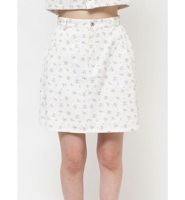 CALNAMUR「FLOWER STRAIGHT SK/フラワーストレートスカート」|スカート|