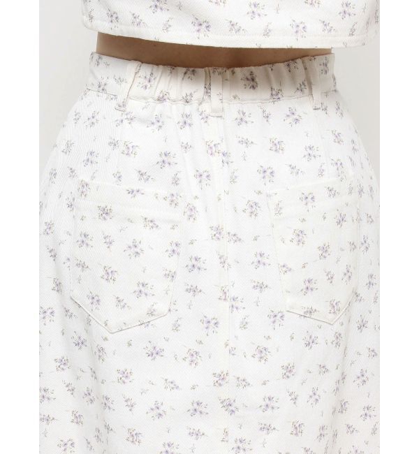 CALNAMUR「FLOWER STRAIGHT SK/フラワーストレートスカート」|スカート|