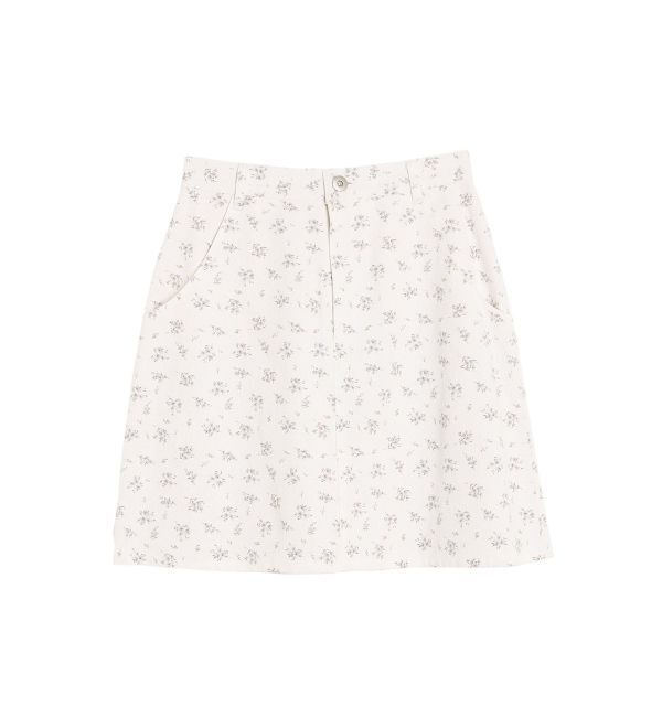 CALNAMUR「FLOWER STRAIGHT SK/フラワーストレートスカート」|スカート|