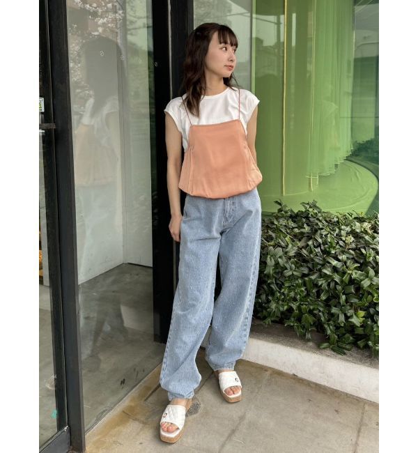 CALNAMUR「RAYERED BALLOON CAMI TOPS/レイヤードバルーンキャミトップス」|Tシャツ・カットソー|