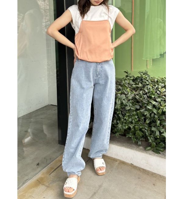 CALNAMUR「RAYERED BALLOON CAMI TOPS/レイヤードバルーンキャミトップス」|Tシャツ・カットソー|