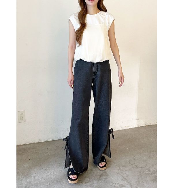 CALNAMUR「RAYERED BALLOON CAMI TOPS/レイヤードバルーンキャミトップス」|Tシャツ・カットソー|