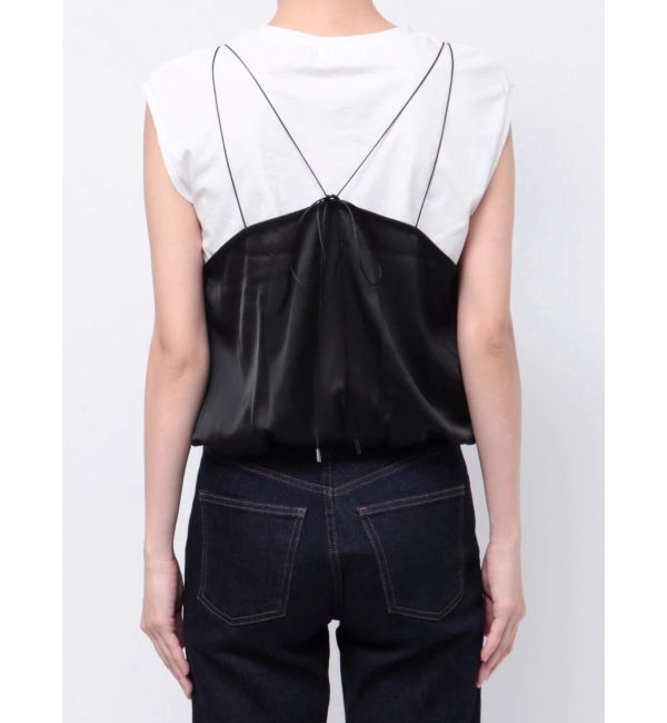 CALNAMUR「RAYERED BALLOON CAMI TOPS/レイヤードバルーンキャミトップス」|Tシャツ・カットソー|