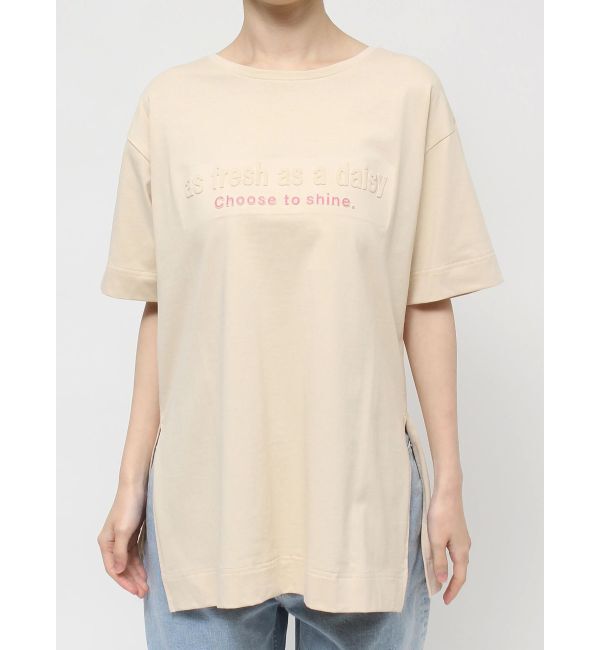 CALNAMUR「EMBOSS+PRINT TEE/エンボス+プリントTシャツ」|Tシャツ・カットソー|