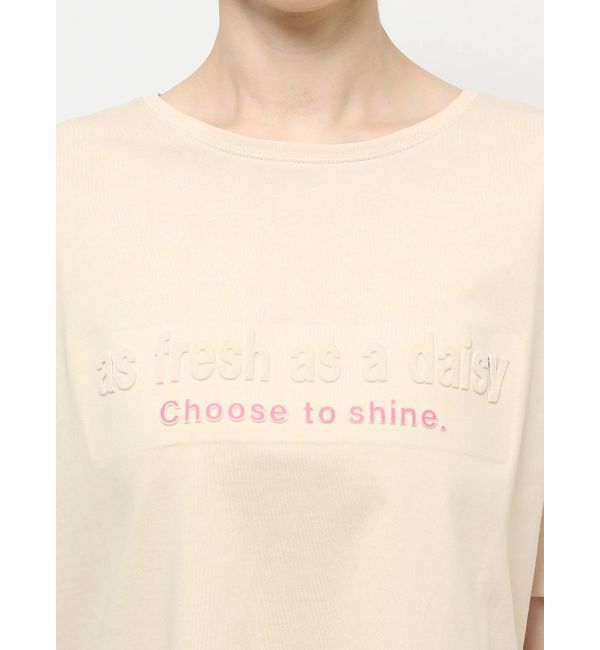 CALNAMUR「EMBOSS+PRINT TEE/エンボス+プリントTシャツ」|Tシャツ・カットソー|