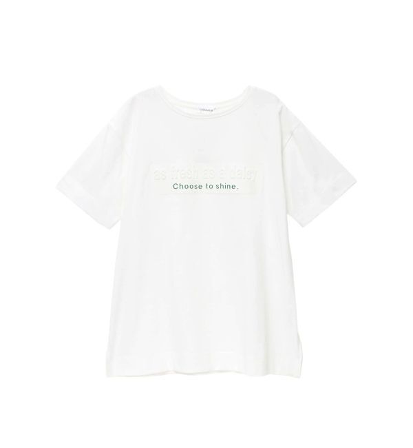CALNAMUR「EMBOSS+PRINT TEE/エンボス+プリントTシャツ」|Tシャツ・カットソー|