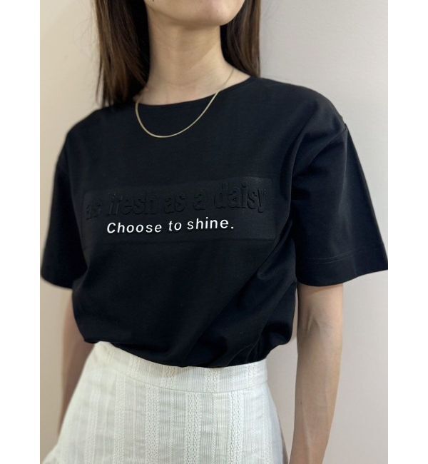 CALNAMUR「EMBOSS+PRINT TEE/エンボス+プリントTシャツ」|Tシャツ・カットソー|