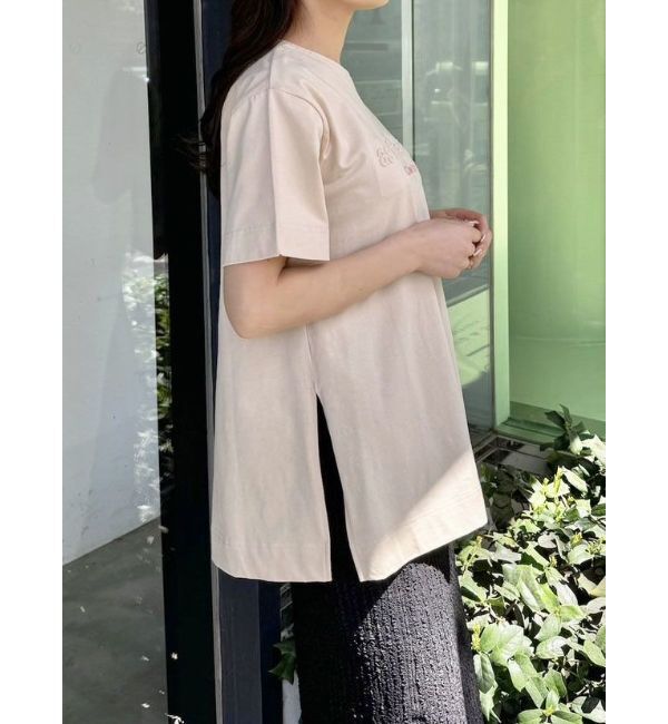 CALNAMUR「EMBOSS+PRINT TEE/エンボス+プリントTシャツ」|Tシャツ・カットソー|