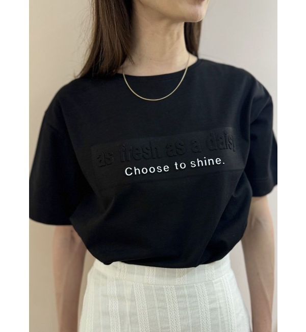 CALNAMUR「EMBOSS+PRINT TEE/エンボス+プリントTシャツ」|Tシャツ・カットソー|