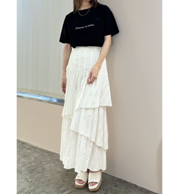 CALNAMUR「EMBOSS+PRINT TEE/エンボス+プリントTシャツ」|Tシャツ・カットソー|