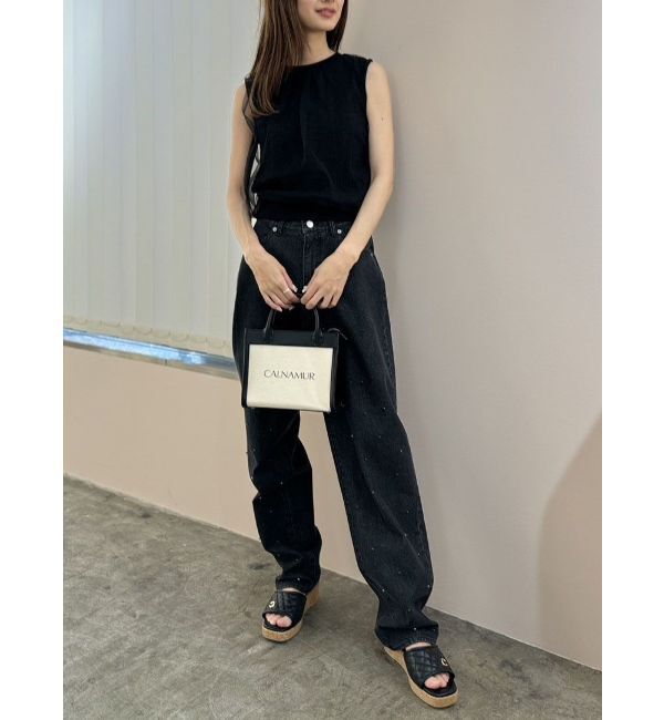 CALNAMUR「SHEER COVER NO SLEEVE TOPS/シアーカバーノースリーブトップス」|Tシャツ・カットソー|