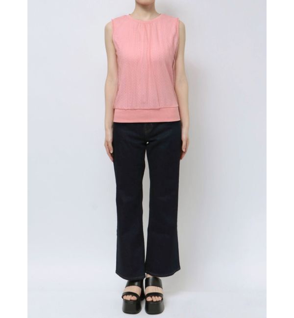 CALNAMUR「SHEER COVER NO SLEEVE TOPS/シアーカバーノースリーブトップス」|Tシャツ・カットソー|