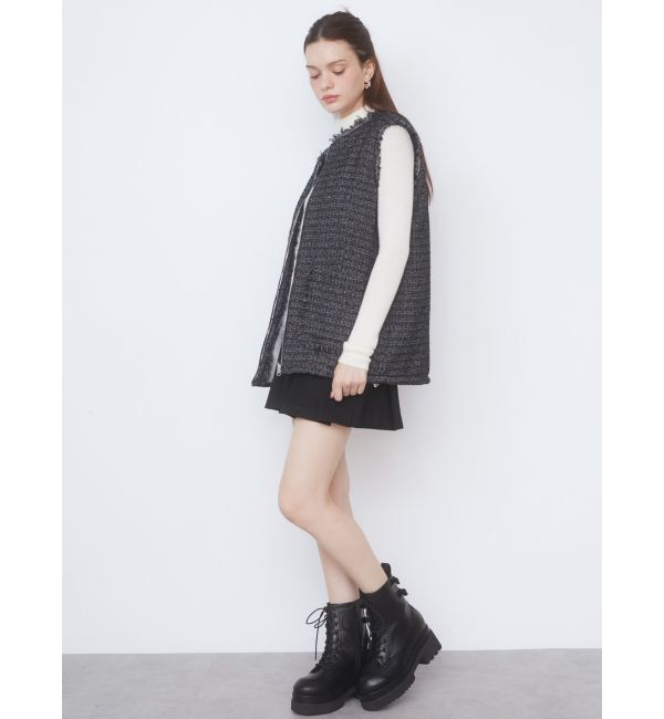 CALNAMUR「REVERSIBLE FUR VEST/リバーシブルファーベスト」|その他|