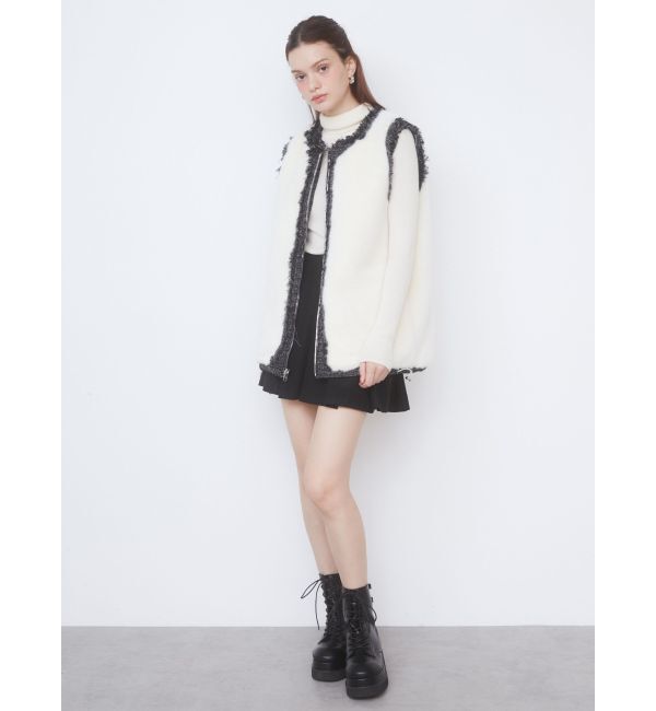 CALNAMUR「REVERSIBLE FUR VEST/リバーシブルファーベスト」|その他|