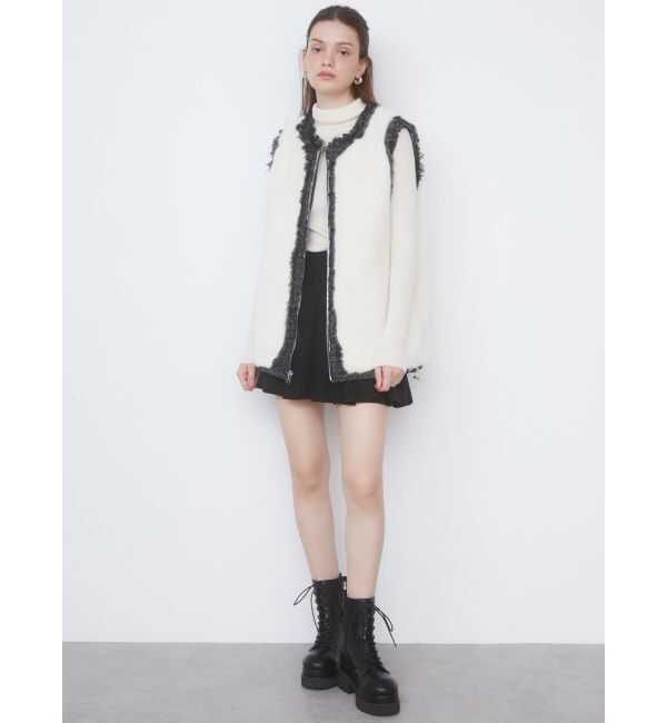 CALNAMUR「REVERSIBLE FUR VEST/リバーシブルファーベスト」|その他|
