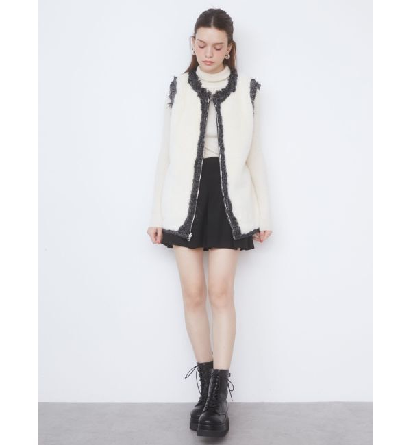 CALNAMUR「REVERSIBLE FUR VEST/リバーシブルファーベスト」|その他|