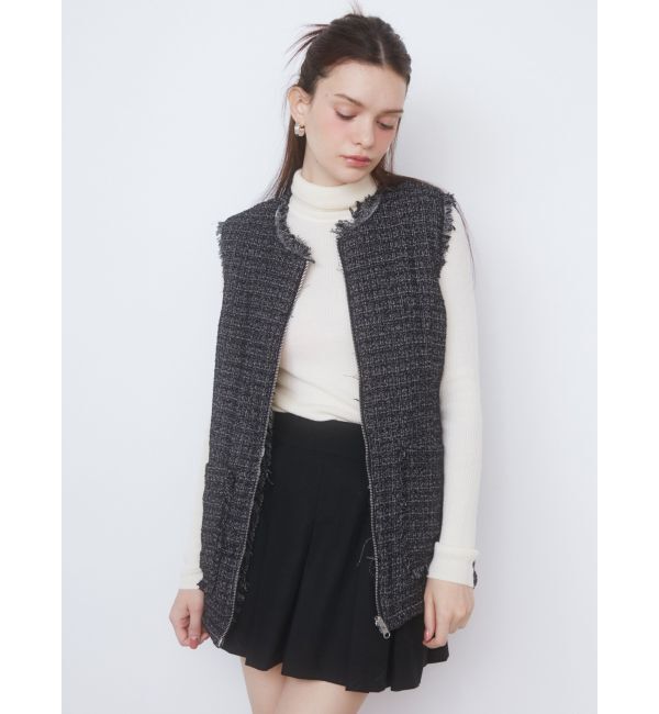 CALNAMUR「REVERSIBLE FUR VEST/リバーシブルファーベスト」|その他|