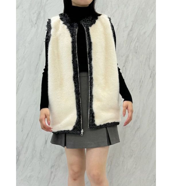CALNAMUR「REVERSIBLE FUR VEST/リバーシブルファーベスト」|その他|