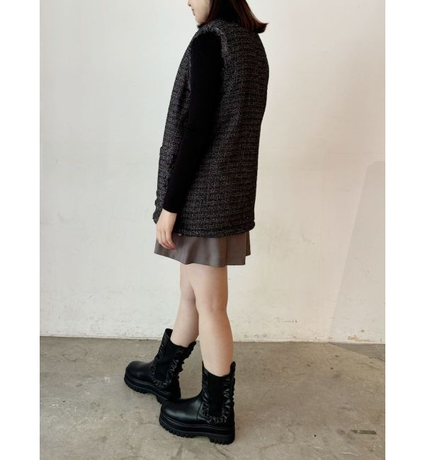 CALNAMUR「REVERSIBLE FUR VEST/リバーシブルファーベスト」|その他|