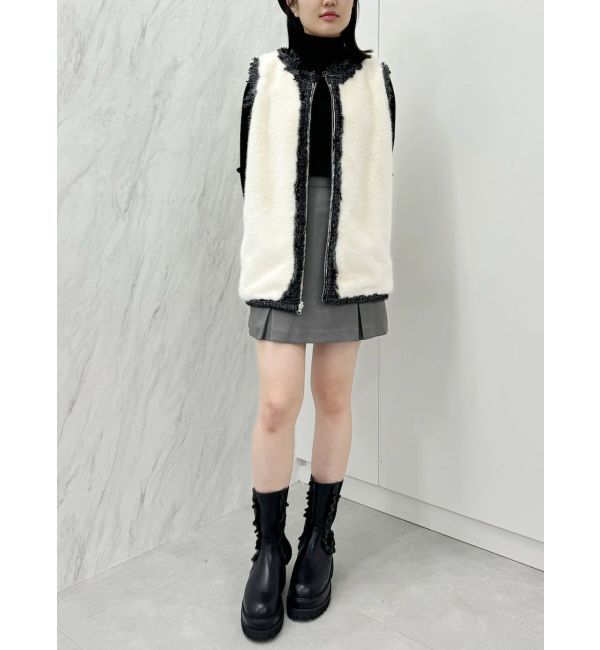 CALNAMUR「REVERSIBLE FUR VEST/リバーシブルファーベスト」|その他|
