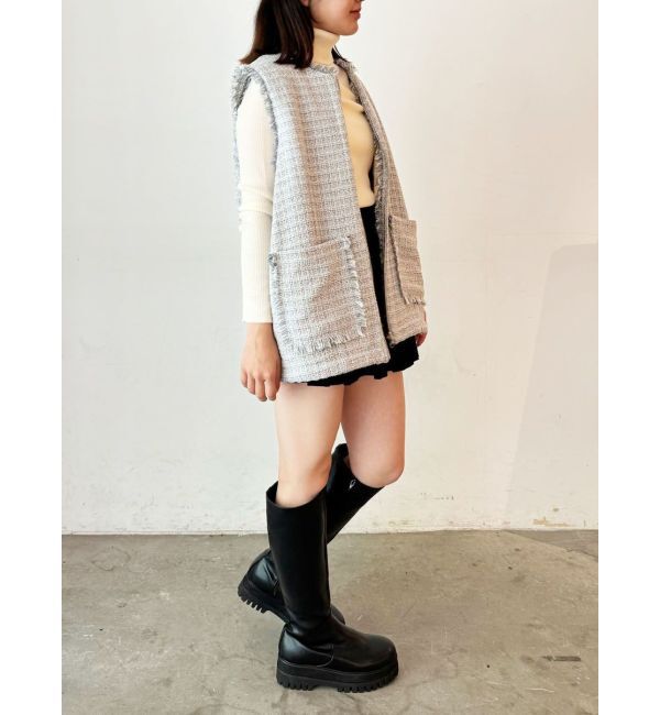 CALNAMUR「REVERSIBLE FUR VEST/リバーシブルファーベスト」|その他|