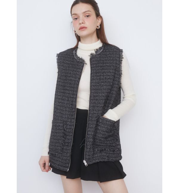 CALNAMUR「REVERSIBLE FUR VEST/リバーシブルファーベスト」|その他|